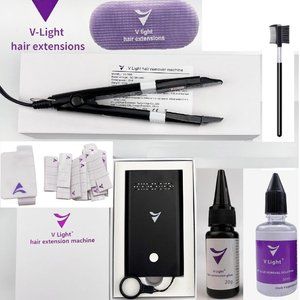 V-light professional hair extension kit- Brand New, In Stock! US Seller